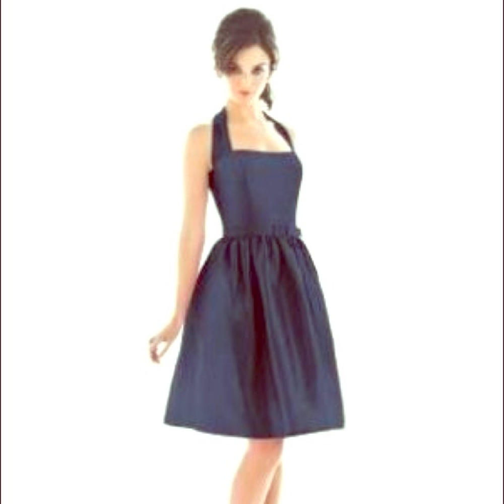 Alfred Sung D480 Midnight Blue size 8